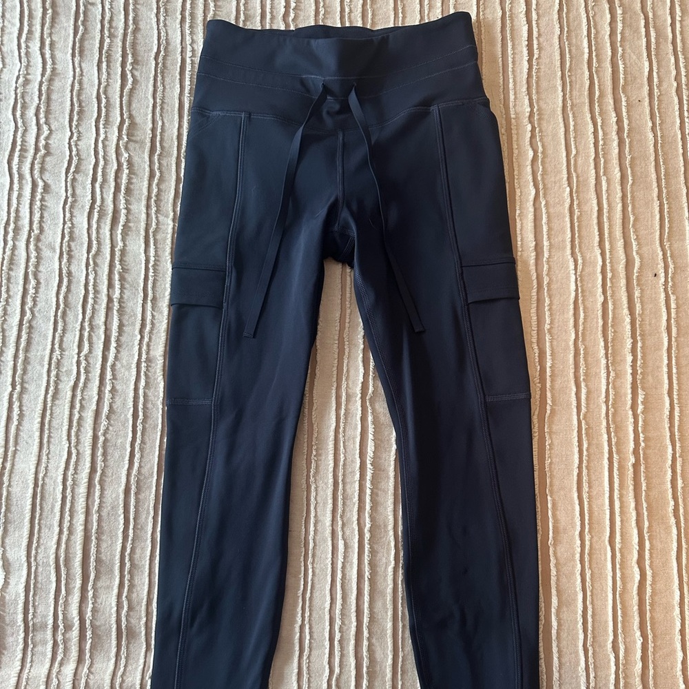 Navy Athelta Leggings
